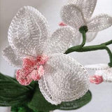 Crochet orchid, Fake plants, Roses, Calla lilies, Bouquet, Floral Arrangements, Tulips, Primroses, Orchid plant, Handmade creations