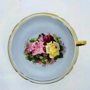 Stanley Pink and Yellow Rose Teacup