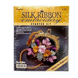 Silk Ribbon Embroidery Kit Coin Purse Bucilla Floral Carnations 41831 Beginners