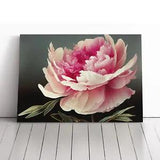 Uplifting Peony Flower Canvas Print Wall Art Framed Picture Home Decor Large