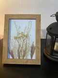 dried flowers in frame