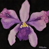 Orchid painting, orchid watercolor, original orchid painting, 8x10 orchid painting, 11x14 orchid painting