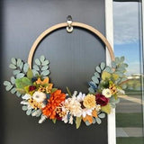 Fall wreath, Autumn Wreath, Cottage Wreath, Country Wreath, Door Wreath, Wreath, Door Decor, Pumpkin Wreath, Fall Decor