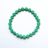 SUNFLOWER BRACELET - AQUA