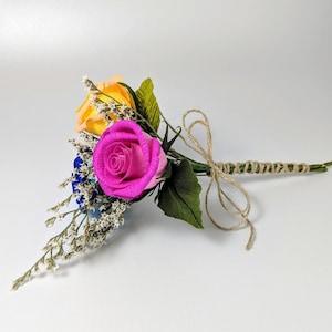 Small Paper Rose Bouquet | Home and Event Decoration