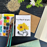 I'm proud of you, Plantable graduation cards, flower seed paper, eco-friendly, hand-made, zero-waste