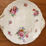 Royal Doulton Canadian National Steamships Floral Bouquet Cake Plate