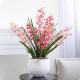 Vicky Yao Faux Floral - Exclusive Design Real Touch Artificial Cymbidium Floral Arrangement