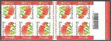 BELGIUM**FLOWERS-RED CARNATIONS-Sc1995a-BOOKLET 10-2004-fleurs-bloemen