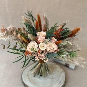 Boho wedding bouquet, Boho bridal bouquet, Dried flower bouquet, Boho bride bouquet, Boho bridesmaid bouquet, Fall bridal bouquet