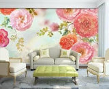 3D Pink Peony Flower 40685NA Wallpaper Wall Murals Removable Wallpaper Fay