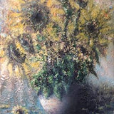 Sunflowers - 48x36 Inches Original Painting, Still Life, Fine Art