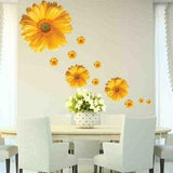 Sunflower Wall Decals, Sunflower Stickers, Wildflowers, Wall Decor Wall Art Bedroom Living Room Nursery For Kids, nursery wall decal, floral