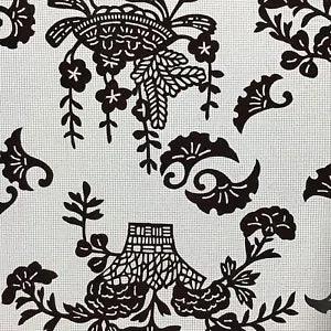 Antique Japanese Katagami Paper Kimono Stencil Carnation Plum Blossom A625