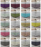 Ambesonne Retro Scene Bedskirt Elastic Wrap Around Skirt Gathered Design