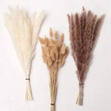 Dried Flower Artificial Grass Decoration Wedding Arrangement Bouquet Home Yellow