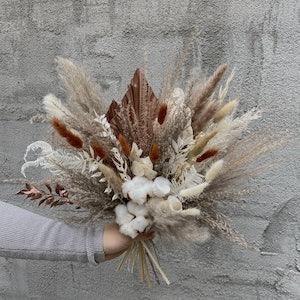 Terracotta Bridal bouquet | Wedding bouquet | Boho wedding | Dried flower bouquet?¨¹Rustic?¨¹Decor?¨¹Dried Flowers?¨¹Vintage?¨¹Nature Inspired?¨¹