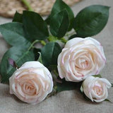 Blush Real Touch Silk Roses Spray DIY Wedding Centerpieces Silk Bouquets English Garden Roses