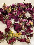 10 Dried Rose Flowers Red, Yellow, Orange, Purple , Ombre multiple Color