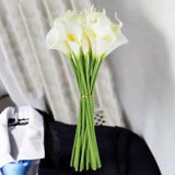 10pcs Artificial Calla Lily Flowers Home Table Decor Plant Ornament Display New