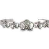 Orchid Jewelry Sterling Silver Orchid Bracelet Handmade Flower Jewelry OR3-CB