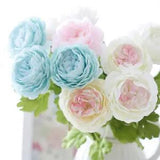 Artificial Flowers Peony Roses for Wedding Home Party Decoration Fake...