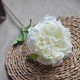 Ivory Cream Peonies, Real Touch PU Flowers, DIY Silk Wedding Bridal Bouquets, Wedding Table Centerpieces