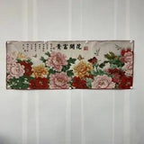 Chinese Old silk embroidery painting thangka murals ???peony flowers"8022F