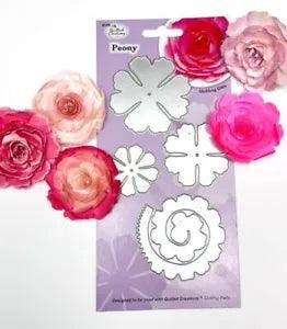 PEONY QUILLING DIES-Quilled Spiral/Layered Flower-3D Paper Flowers-Peonies Die