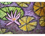 Monet Water lily pond oil painting, Lily pads painting, Lotus flower wall art