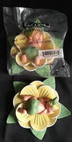 2 Decopac Baby Cake Toppers Twins Baby Shower Bud Flower Lily Pad Decoration