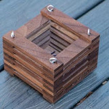 168. Salvaged Black Walnut Wood Hanging Basket Planter for Orchids, Bromeliads, Ferns, Cacti, Other Epiphytes and Succulents