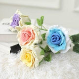crochet rose,double rose for wedding,preserved flower for decor