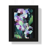 Purple Orchid Botanical Wall Art, One of One