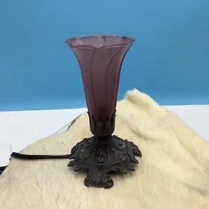 Meyda Tiffany 11295 Lilly Stained Glass Tiffany Accent Table Lamp Pink Mauve
