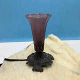 Meyda Tiffany 11295 Lilly Stained Glass Tiffany Accent Table Lamp Pink Mauve