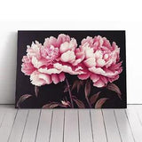 Enchanting Peony Flowers Canvas Print Wall Art Framed Picture Home Decor Large