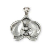 Orchid Jewelry Sterling Silver Orchid Pendant Handmade Flower Jewelry OR1-P