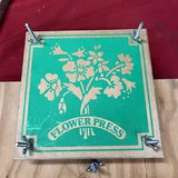John Adams Toys flower and leaf press and larger homemade press leaves botanical