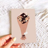 Mother's Card | Mother's Birthday Card | Mother's flower bouquet | Gift for Mother | Thank you Card for her
