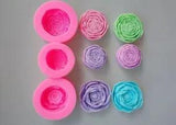 Flower Shape Silicone Mold Handmade Peony Flower Mold Soap Making Supplies 1pc S