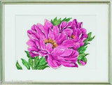 Permin 70-4108 Peonies Embroidery Counted