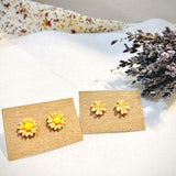 Sunflower Earrings Set