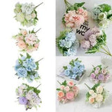 Silk Peony Artificial Fake Flowers Bouquet Home Wedding Party Garden Decoration