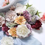 Peony Flower Heads Artificial Decorative Accessories Use For DIY Making Displays