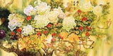 ORIENTAL ASIAN ART CHINESE WATERCOLOR PAINTING-Fortune Peony flower