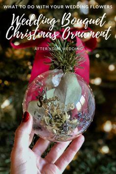 Wedding Bouquet Christmas Ornament | Lost Luxe Flower Delivery