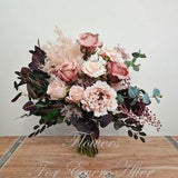 Diane Bridal Bouquet Dusty Mauve Rose Pink Dusty Pink Bridal Bouquet Wedding Flowers Wedding Posy Rose wedding bouquet pampas rustic bouquet