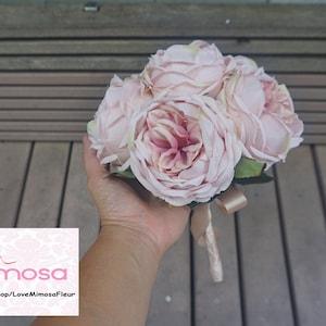 Bridesmaid bouquet, Peony Bouquet, Peonies, Flower Girl Bouquet, Toss Bouquet, Wedding Accessories, Bridesmaid Gifts, Silk Flower Bouquet