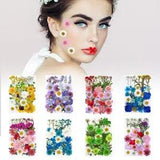 Dry Flower Embossing Paste Face Decoration Eye Petal Make-up Bride Girls US New